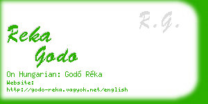 reka godo business card