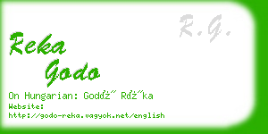 reka godo business card